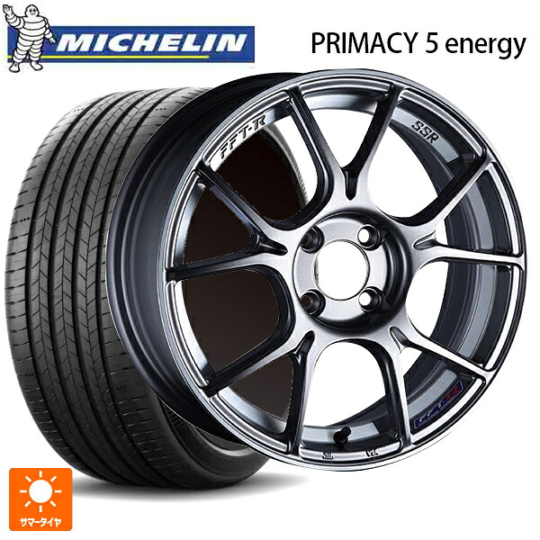 スバル レヴォーグ(VN系)用 225/45R18 95W XL ミシュラン 正規品 プライマシー5 エナジー タナベ SSR GT X02 ダークシルバー 新品サマータイヤホイール 4本セット｜タイヤホイール専門店コニシタイヤ