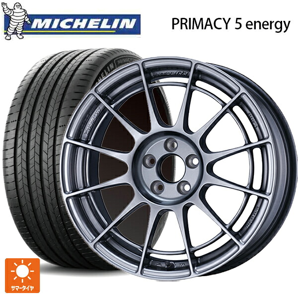 225/45R17 94W XL ミシュラン 正規品 プライマシー5 エナジー エンケイ レーシングレボリューション NT03RR For GR86 / BRZ Cup（NTR1775445100HS） HS 17-7.5J 国産車用 サマータイヤホイール4本セット｜タイヤホイール専門店コニシタイヤ 140,450円
