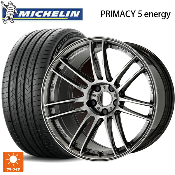 235/60R18 107V XL ミシュラン 正規品 プライマシー5 エナジー ワーク エモーション ZR7 GGM 18-8.5J 国産車用 サマータイヤホイール4本セット|タイヤホイール専門店コニシタイヤ