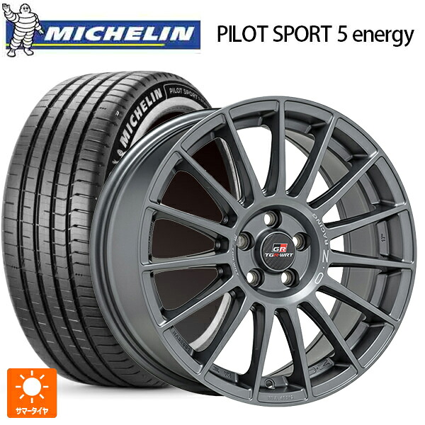 245/40R20 99Y XL ミシュラン 正規品 パイロットスポーツ5 エナジー オーゼット レーシング スーパーツーリズモ TGR-WRT ラリーグラファイト 20-8.5J 国産車用 サマータイヤホイール4本セット