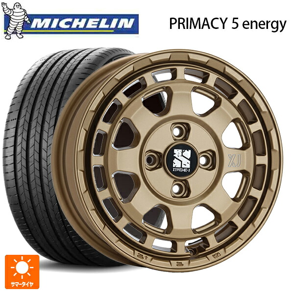 205/60R16 96V XL ミシュラン 正規品 プライマシー5 エナジー エムエルジェイ エクストリームJ サバンザ サテンブラック 16-7J 国産車用 サマータイヤホイール4本セット|タイヤホイール専門店コニシタイヤ