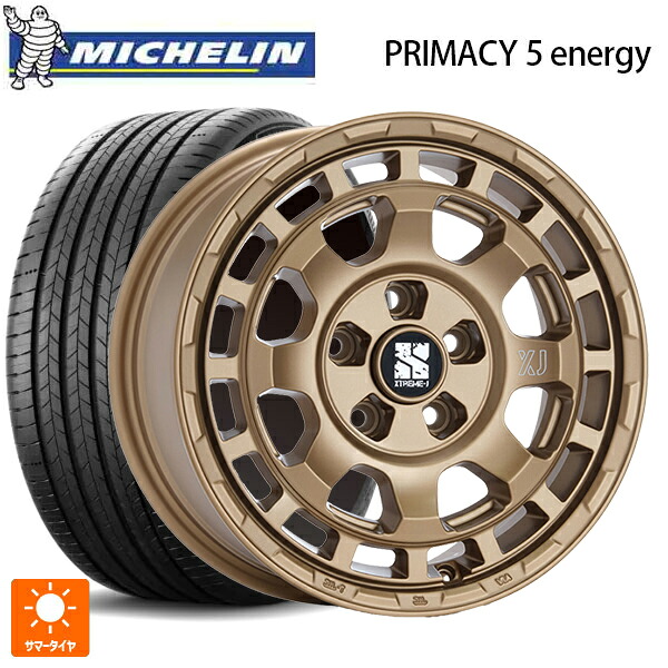 205/60R16 96V XL ミシュラン 正規品 プライマシー5 エナジー エムエルジェイ エクストリームJ サバンザ マットブロンズ 16-7J 国産車用 サマータイヤホイール4本セット｜タイヤホイール専門店コニシタイヤ