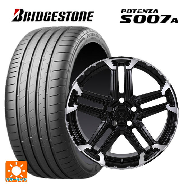 245/40R18 97Y XL ブリヂストン ポテンザ S007A 正規品 ジャパン三陽 ジェイピースタイル エムジェイ トレイル サテンブック/ポリッシュ 18-7.5J 国産車用 サマータイヤホイール4本セット｜タイヤホイール専門店コニシタイヤ 167,280円