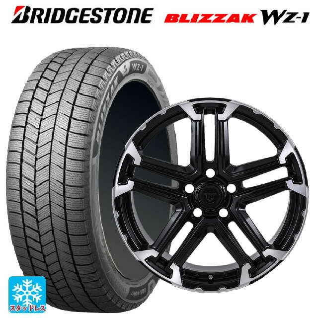 2025年製 195/60R16 89Q ブリヂストン ブリザック WZ1 正規品 ジャパン三陽 ジェイピースタイル エムジェイ トレイル サテンブック/ポリッシュ 16-6.5J 国産車用 スタッドレスタイヤホイール4本セット