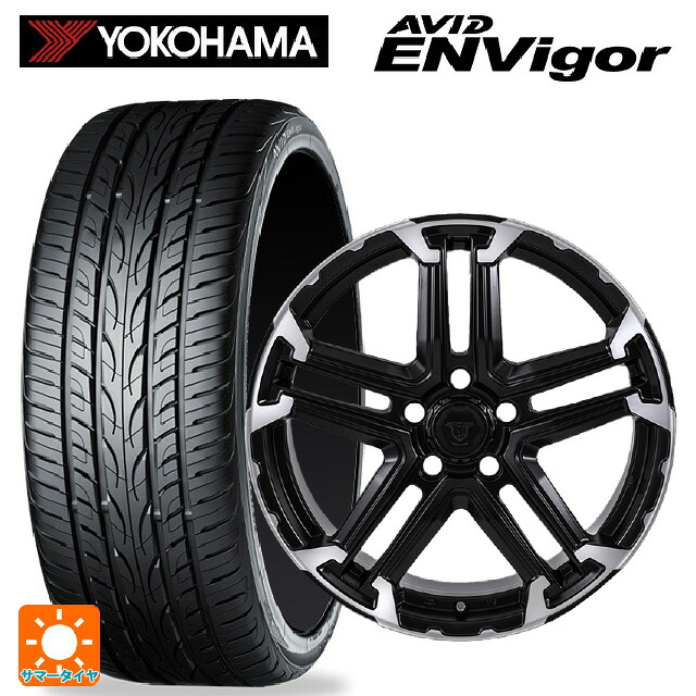 225/50R18 99W ヨコハマ エービット エンビガー S321 ジャパン三陽 ジェイピースタイル エムジェイ トレイル サテンブック/ポリッシュ 18-7.5J 国産車用 サマータイヤホイール4本セット