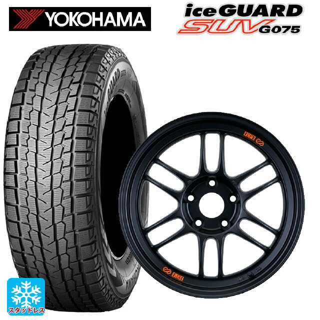 225/60R18 104Q XL ヨコハマ アイスガードSUV G075 エンケイ レーシング RPF1 パパイヤイエローxブラック 18-8.5J 国産車用 スタッドレスタイヤホイール4本セット｜タイヤホイール専門店コニシタイヤ