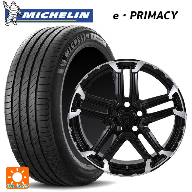 215/45R18 89W ミシュラン 正規品 Eプライマシー ジャパン三陽 ジェイピースタイル エムジェイ トレイル サテンブック/ポリッシュ 18-7.5J 国産車用 サマータイヤホイール4本セット|タイヤホイール専門店コニシタイヤ
