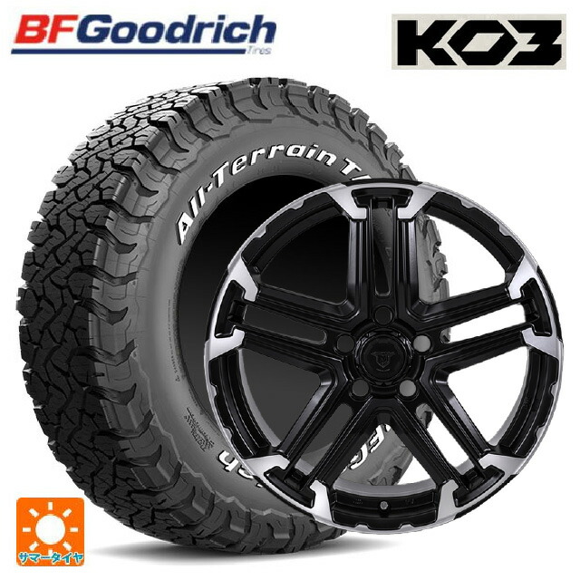 225/70R16 102/99S BFグッドリッチ オールテレーン TA KO3 ホワイトレター 正規品 ジャパン三陽 ジェイピースタイル エムジェイ トレイル サテンブック/ポリッシュ 16-6.5J 国産車用 サマータイヤホイール4本セット