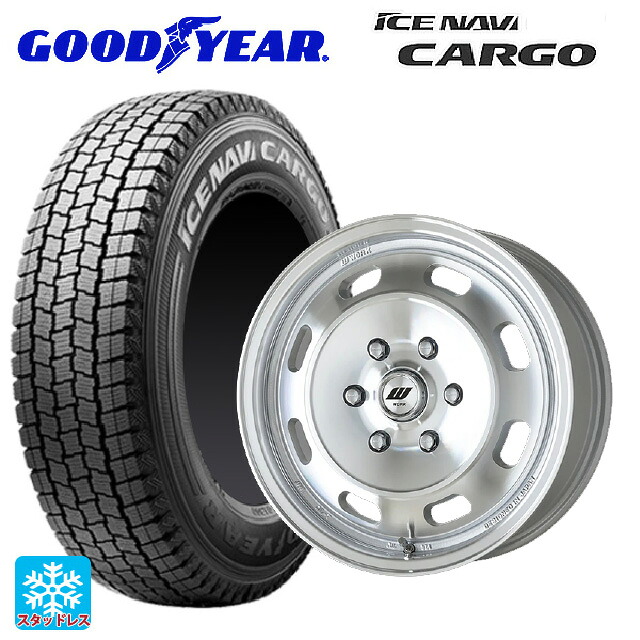 195/80R15 107/105N グッドイヤー アイスナビ カーゴ # ワーク エクストラップ DTHC MSP 15-6J 国産車用 スタッドレスタイヤホイール4本セット