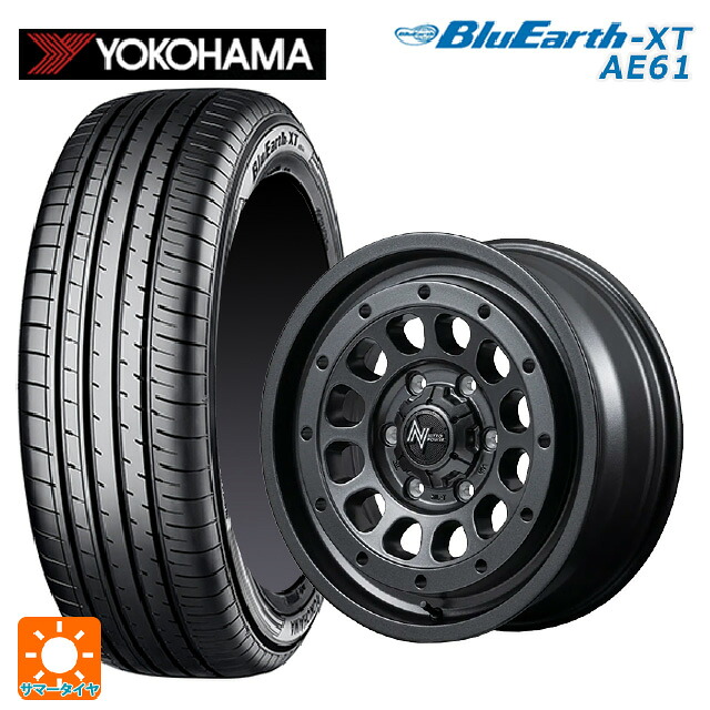 225/50R18 95V ヨコハマ ブルーアースXT AE61 エムアイディー ナイトロパワー R12 ハウザー BBK 18-7.5J 国産車用 サマータイヤホイール4本セット 127,295円