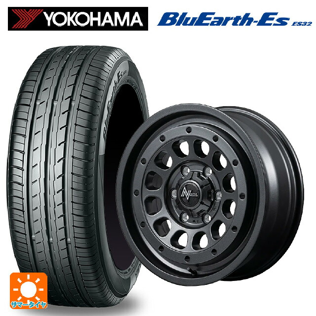 225/50R18 95V ヨコハマ ブルーアースEs ES32 エムアイディー ナイトロパワー R12 ハウザー BBK 18-7.5J 国産車用 サマータイヤホイール4本セット