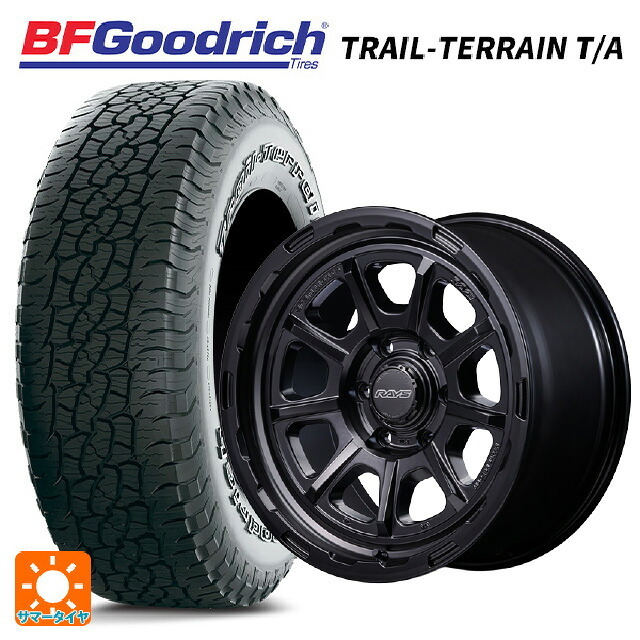 265/65R18 114T BFグッドリッチ トレイルテレーン T/A ホワイトレター 正規品 レイズ グラムライツ 57GRX HD SB 18-9J 国産車用 サマータイヤホイール4本セット