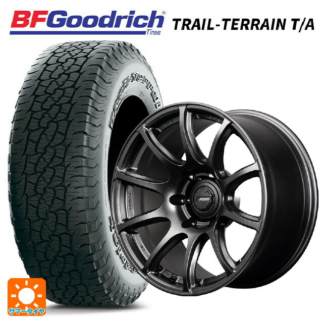 265/60R18 110T BFグッドリッチ トレイルテレーン T/A ホワイトレター 正規品 レイズ グラムライツ 57TRX 6YZ 18-9J 国産車用 サマータイヤホイール4本セット