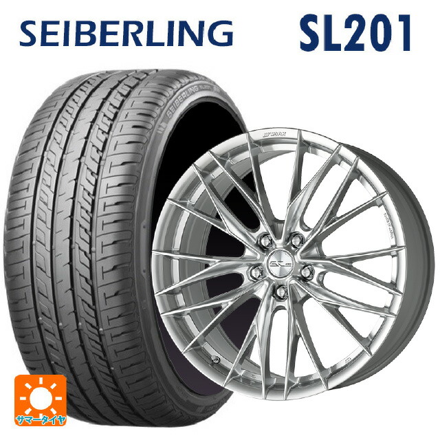 225/40R19 89W セイバーリング セイバーリング SL201(ブリヂストン工場生産) ワーク シュヴァート ブルネン LX GBS 19-8J 国産車用 サマータイヤホイール4本セット|タイヤホイール専門店コニシタイヤ