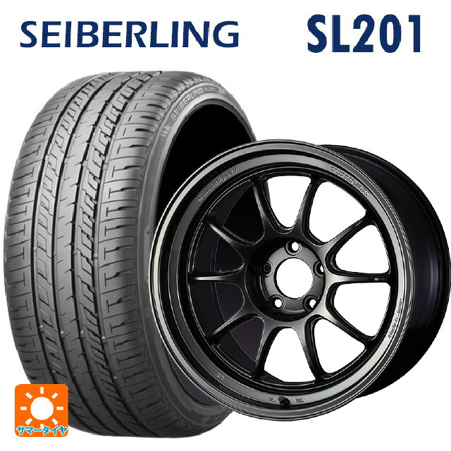 225/40R18 92W XL セイバーリング セイバーリング SL201(ブリヂストン工場生産） ウェッズ ウェッズスポーツ TC105X DSR EJ-TITAN 18-8.5J 国産車用 サマータイヤホイール4本セット