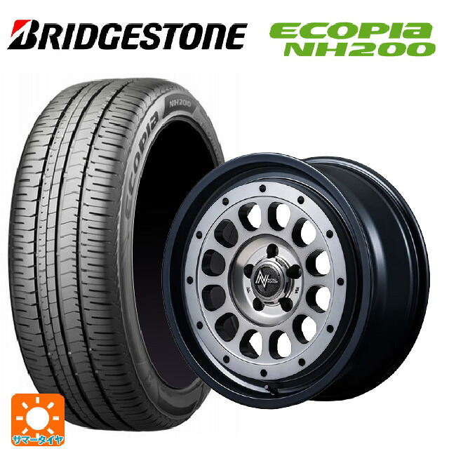 195/65R15 91H ブリヂストン エコピア NH200 正規品 エムアイディー ナイトロパワー R12 ハウザー SSM 15-5.5J 国産車用 サマータイヤホイール4本セット｜タイヤホイール専門店コニシタイヤ