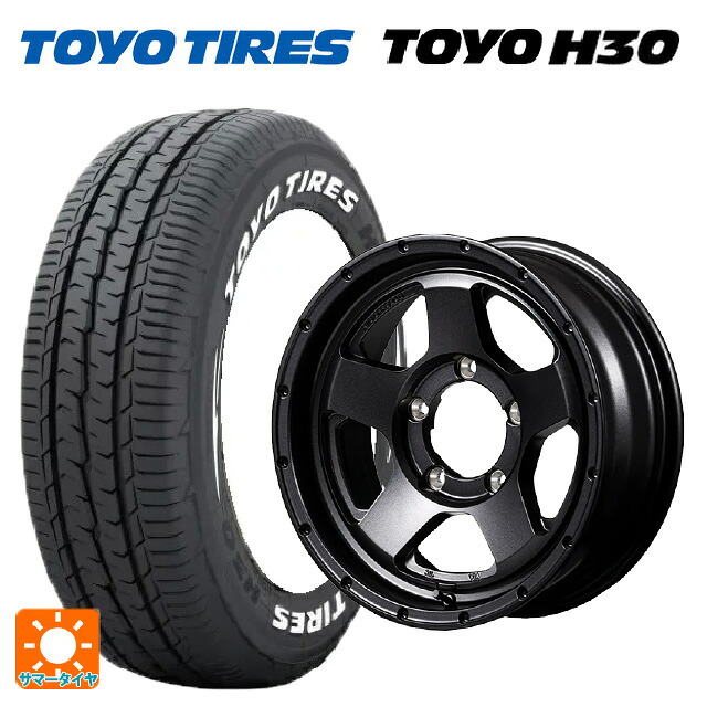215/65R16 109/107R トーヨー H30 ホワイトレター エムアイディー ナイトロパワー S5 ベクター BBK 16-6J 国産車用 サマータイヤホイール4本セット