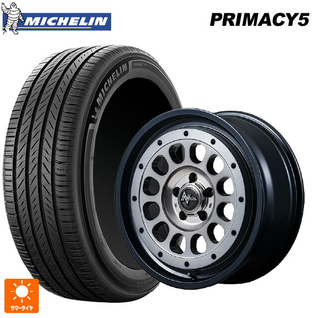 215/65R16 102V XL ミシュラン プライマシー5 正規品 エムアイディー ナイトロパワー R12 ハウザー SSM 16-6J 国産車用 サマータイヤホイール4本セット