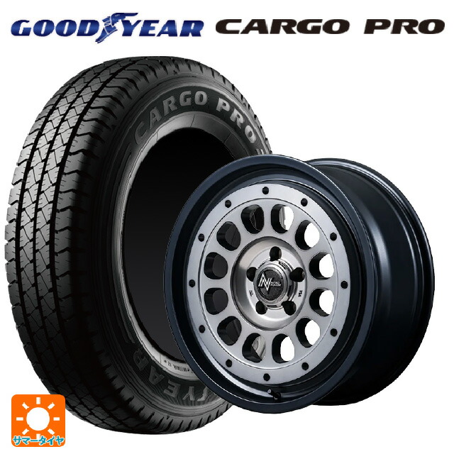 145/80R12 80/78N グッドイヤー カーゴプロ エムアイディー ナイトロパワー R12 ハウザー SSM 12-4J 国産車用 サマータイヤホイール4本セット