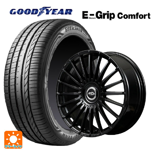 235/35R19 91W XL グッドイヤー エフィシェントグリップ コンフォート エムアイディー MID エクスクルーシブ 020F SBK 19-7.5J 国産車用 サマータイヤホイール4本セット
