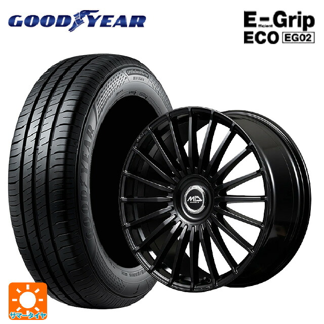 225/45R18 95W XL グッドイヤー エフィシェントグリップ エコ EG02 エムアイディー MID エクスクルーシブ 020F SBK 18-7J 国産車用 サマータイヤホイール4本セット
