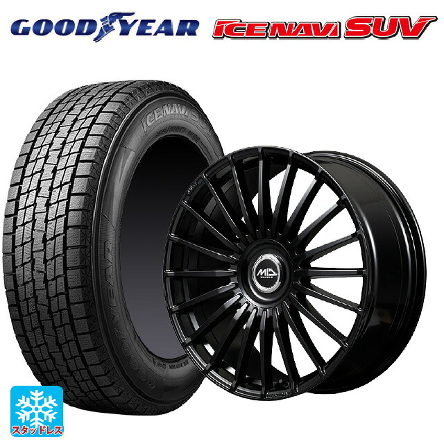 225/65R17 102Q グッドイヤー アイスナビ SUV # エムアイディー MID エクスクルーシブ 020F SBK 17-7J 国産車用 スタッドレスタイヤホイール4本セット