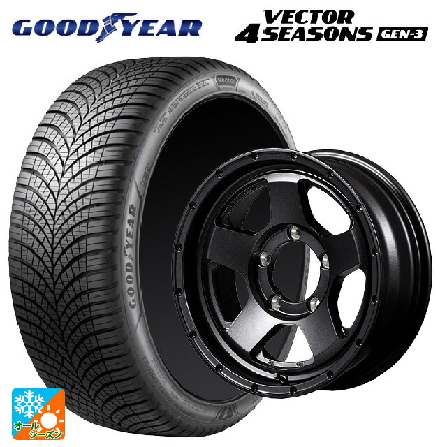 215/65R16 102V XL グッドイヤー ベクター4シーズンズ ジェン3 エムアイディー ナイトロパワー S5 ベクター BBK 16-6J 国産車用 オールシーズンタイヤホイール4本セット｜タイヤホイール専門店コニシタイヤ