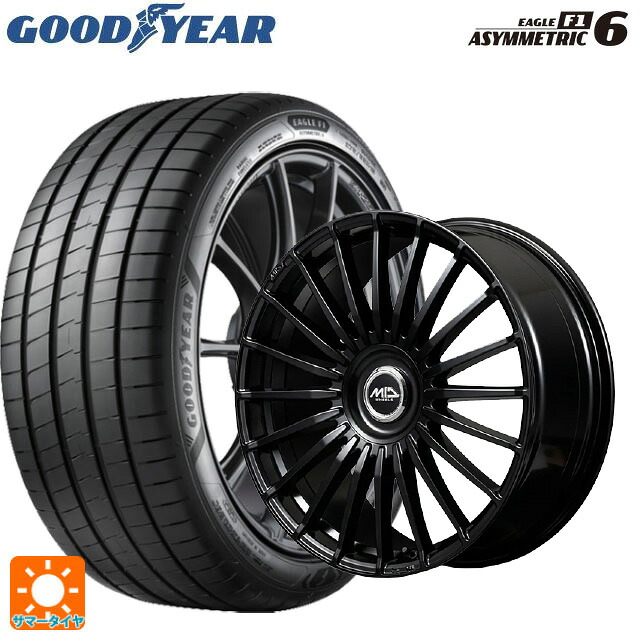 225/40R19 93Y XL グッドイヤー イーグル F1 アシメトリック6 エムアイディー MID エクスクルーシブ 020F SBK 19-8J 国産車用 サマータイヤホイール4本セット 150,040円