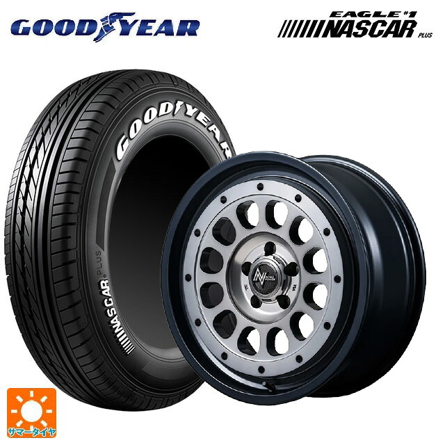 215/60R17 109/107R グッドイヤー イーグル ナンバー1 ナスカープラス ホワイトレター エムアイディー ナイトロパワー R12 ハウザー SSM 17-6.5J 国産車用 サマータイヤホイール4本セット