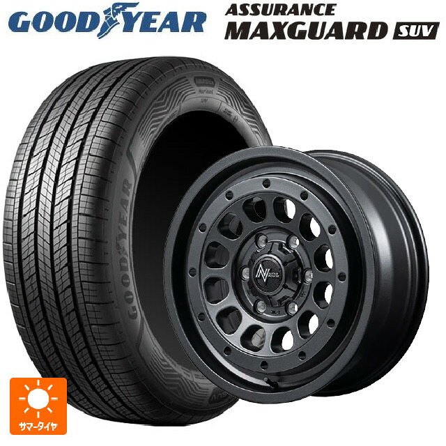 225/70R16 103H グッドイヤー アシュアランス マックスガード SUV エムアイディー ナイトロパワー R12 ハウザー BBK 16-6J 国産車用 サマータイヤホイール4本セット