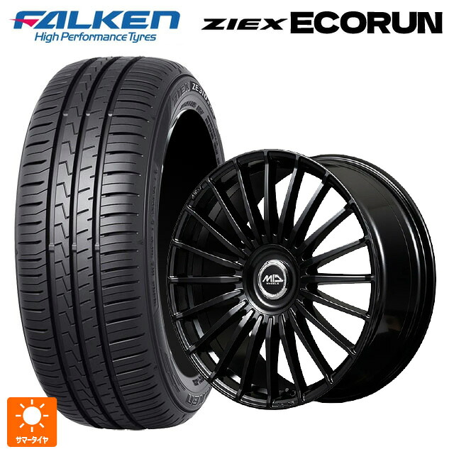 225/45R17 94W XL ファルケン ジークス ZE310R エコラン エムアイディー MID エクスクルーシブ 020F SBK 17-7J 国産車用 サマータイヤホイール4本セット