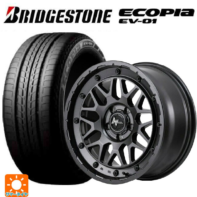 205/55R16 91V ブリヂストン エコピア EV-01 正規品 # エムアイディー ナイトロパワー M29 スティンガー バレルブラック 16-7J 国産車用 サマータイヤホイール4本セット|タイヤホイール専門店コニシタイヤ