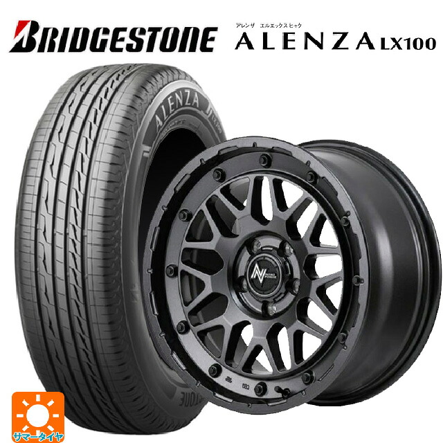トヨタ bZ4X(11/15系)用 235/60R18 103H ブリヂストン アレンザLX100 正規品 # エムアイディー ナイトロパワー M29 スティンガー バレルブラック 新品サマータイヤホイール 4本セット