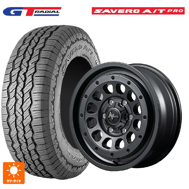 225/75R16 104T WEB限定販売 GTラジアル サベロ AT プロ ホワイトレター エムアイディー ナイトロパワー R12 ハウザー BBK 16-6J 国産車用 サマータイヤホイール4本セット