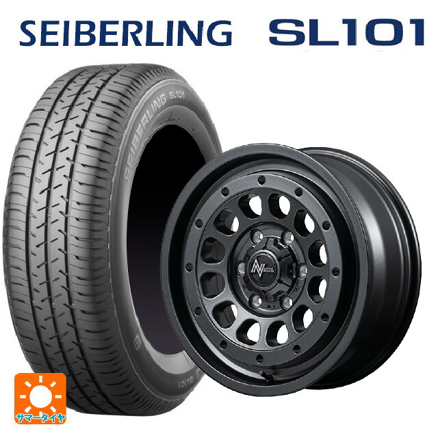 ダイハツ タフト(LA900/LA910)用 165/70R14 81S セイバーリング セイバーリング SL101(ブリヂストン工場生産） エムアイディー ナイトロパワー R12 ハウザー BBK 新品サマータイヤホイール 4本セット