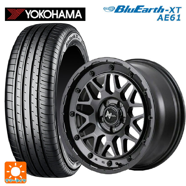215/60R17 96H ヨコハマ ブルーアースXT AE61 エムアイディー ナイトロパワー M29 スティンガー バレルブラック 17-7J 国産車用 サマータイヤホイール4本セット｜タイヤホイール専門店コニシタイヤ