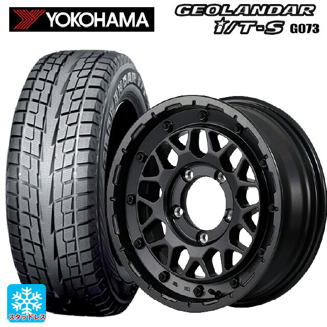 215/65R16 98Q ヨコハマ ジオランダー ITS G073 正規品 エムアイディー ナイトロパワー M29 スティンガー バレルブラック 16-5.5J 国産車用 スタッドレスタイヤホイール4本セット|タイヤホイール専門店コニシタイヤ