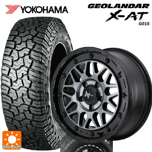 トヨタ RAV4(50系)用 245/70R16 106/103Q ヨコハマ ジオランダー X-AT G016 ホワイトレター 正規品 エムアイディー ナイトロパワー M29 スティンガー セミグロスブラッククリア 新品サマータイヤホイール 4本セット｜タイヤホイール専門店コニシタイヤ