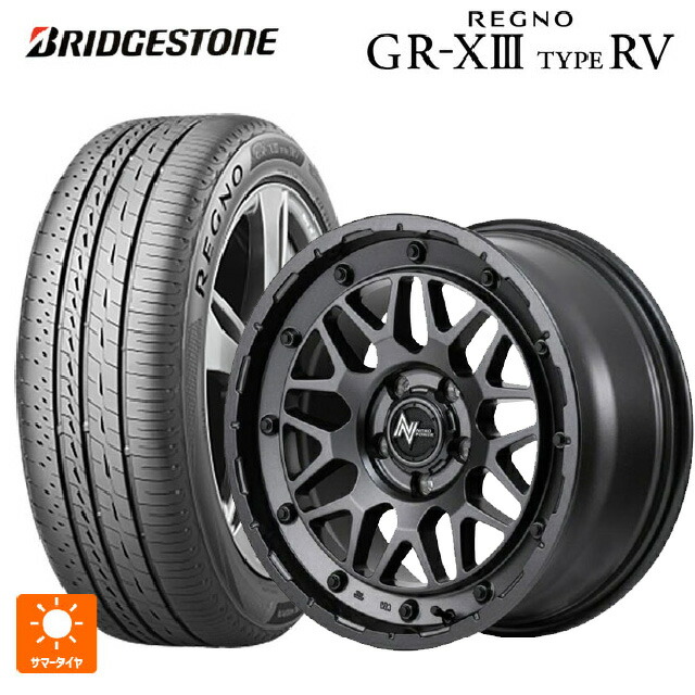 215/60R17 96H ブリヂストン レグノ GR-X3 タイプ RV 正規品 # エムアイディー ナイトロパワー M29 スティンガー バレルブラック 17-7J 国産車用 サマータイヤホイール4本セット|タイヤホイール専門店コニシタイヤ