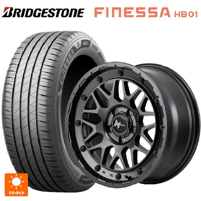 スズキ スイフトスポーツ(ZC33S)用 195/45R17 81W ブリヂストン フィネッサ HB01 正規品 # エムアイディー ナイトロパワー M29 スティンガー バレルブラック 新品サマータイヤホイール 4本セット