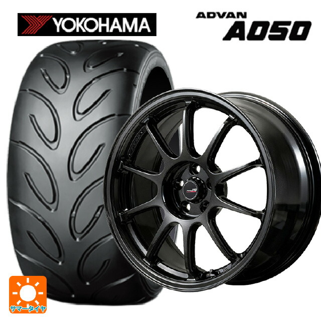 245/40R18 93V ヨコハマ アドバン A050 正規品 エムアイディー MIDレーシング R10 エボ BLM 18-8.5J 国産車用 サマータイヤホイール4本セット 169,400円