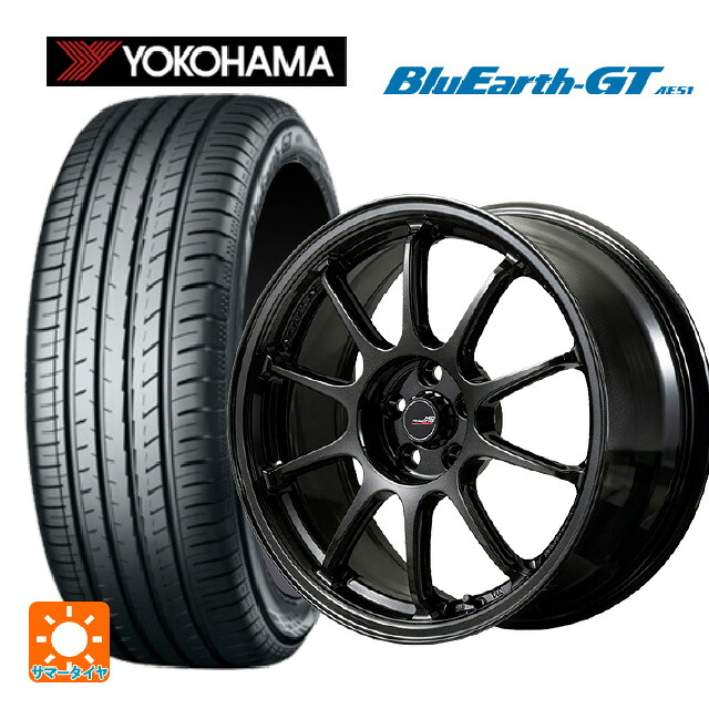 175/60R16 82H ヨコハマ ブルーアースGT AE51 エムアイディー MIDレーシング R10 エボ BLM 16-6.5J 国産車用 サマータイヤホイール4本セット