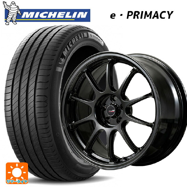 215/60R17 100V XL ミシュラン 正規品 Eプライマシー エムアイディー MIDレーシング R10 エボ BLM 17-7J 国産車用 サマータイヤホイール4本セット|タイヤホイール専門店コニシタイヤ