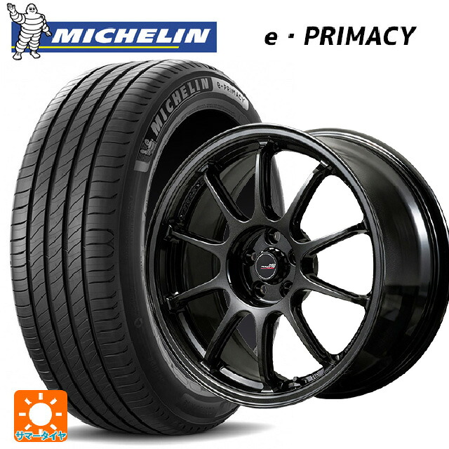 215/45R18 89W ミシュラン 正規品 Eプライマシー エムアイディー MIDレーシング R10 エボ BLM 18-7.5J 国産車用 サマータイヤホイール4本セット｜タイヤホイール専門店コニシタイヤ