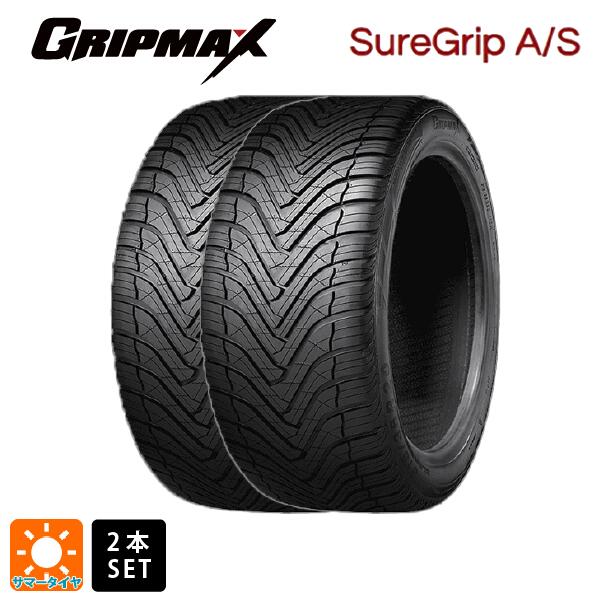オールシーズンタイヤ2本 245/40R19 98W XL 19インチ グリップマックス シュアグリップ A/S ブラックレター GRIPMAX Sure Grip A/S(BSW) 新品