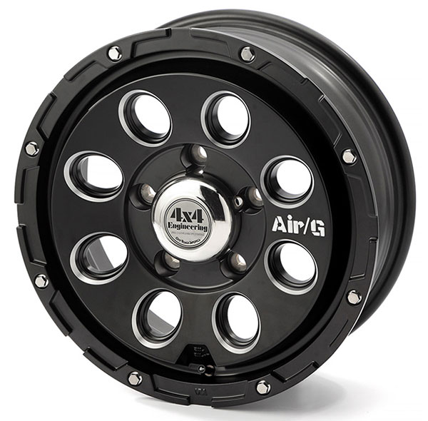 4&times;4エンジニアリング エアーG マッシブ マットブラック 16&times;7 +35 5/114.3 新品ホイール1本｜タイヤホイール専門店コニシタイヤ
