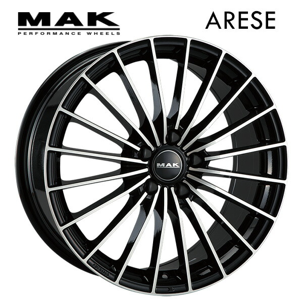 阿部商会 MAK ARESE ブラックミラー