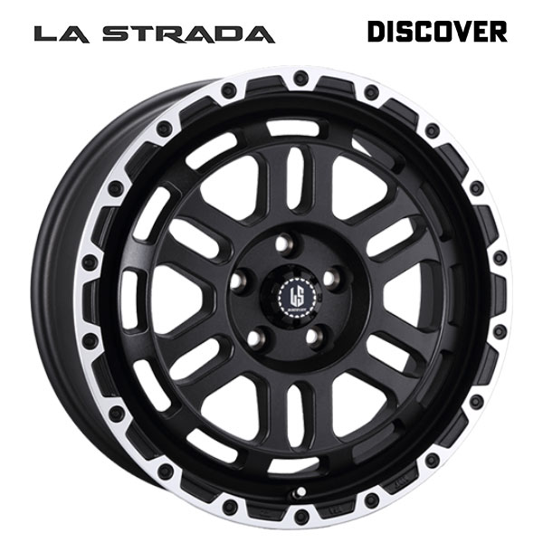 阿部商会 ラ・ストラーダ ディスカバー WBRP 17×7.5 +40 5/127 71.6新品ホイール1本|タイヤホイール専門店コニシタイヤ
