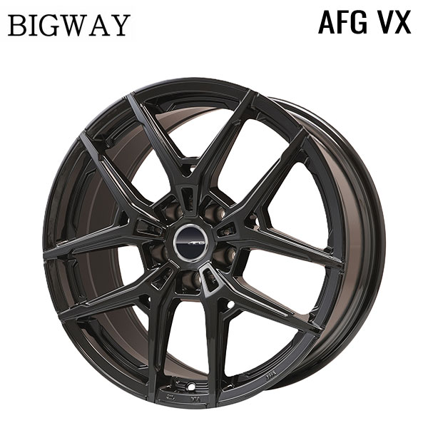 ビックウェイ エ&minus;エフジ&minus; VX MBK 18&times;8 +30 5/112 66.6新品ホイール1本｜タイヤホイール専門店コニシタイヤ