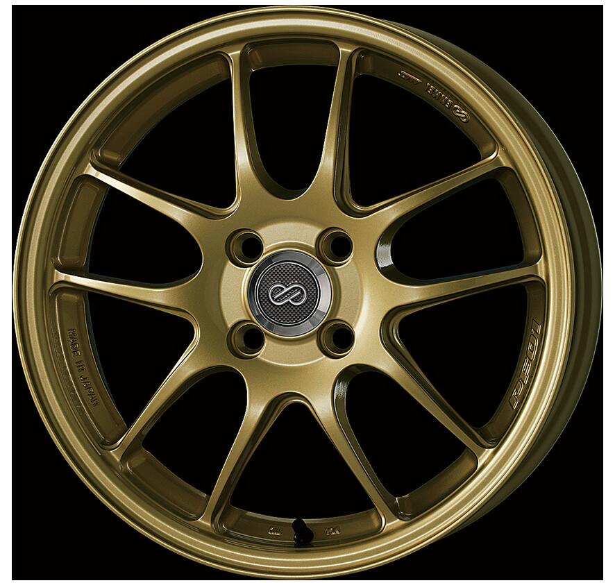 エンケイ パフォーマンスライン PF01 ゴールド 16×6.5 +53 4/100 新品ホイール1本